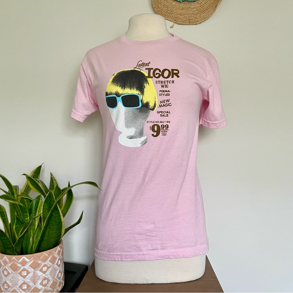 Igor Stretch Wig Pink Tee